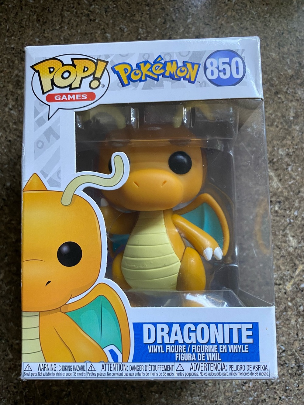 Funko Pop! Games Pokemon Dragonite Figure #850